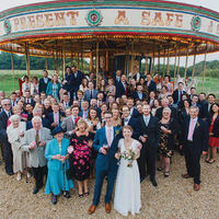Kent Hair & Makeup Artist | The congregation at a merry go round