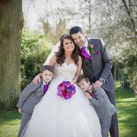 Kent Hair & Makeup Artist | Family photo on the wedding day