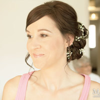 Kent Hair & Makeup Artist | Bridesmaid getting ready for a Wedding at Boughton Golf Club, Faversham, Kent