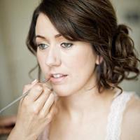 Kent Hair & Makeup Artist | Bridesmaid's lipstick being applied