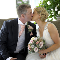 Kent Hair & Makeup Artist | The Bride and Groom's first kiss