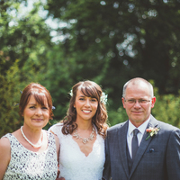 Kent Hair & Makeup Artist | Bride and her parents