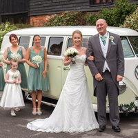 Kent Hair & Makeup Artist | Bridal party leaving for the ceremony