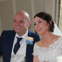 Kent Hair & Makeup Artist | Bride and Groom laughing